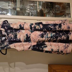 Philosophy Black Pink And Cream Dress